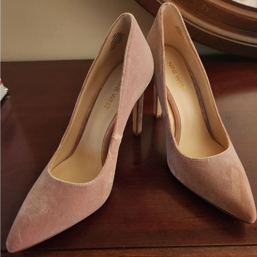 Nine West, Tatiana Heels, Pink, Size 7.5